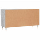 skobænk 102x35x55 cm konstrueret træ betongrå
