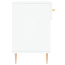 skobænk 102x35x55 cm konstrueret træ hvid
