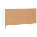 skobænk 102x35x55 cm konstrueret træ hvid