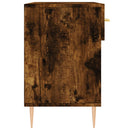 skobænk 102x35x55 cm konstrueret træ røget egetræsfarve