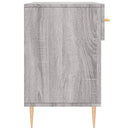 skobænk 102x35x55 cm konstrueret træ grå sonoma-eg