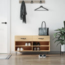 skobænk 102x35x55 cm konstrueret træ sonoma-eg