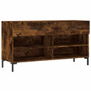 skobænk 102x35x55 cm konstrueret træ røget egetræsfarve