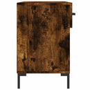 skobænk 102x35x55 cm konstrueret træ røget egetræsfarve
