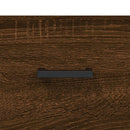 skobænk 102x35x55 cm konstrueret træ brun egetræsfarve