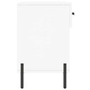 skobænk 102x35x55 cm konstrueret træ hvid
