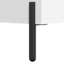 skobænk 102x35x55 cm konstrueret træ hvid