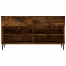 skobænk 102x35x55 cm konstrueret træ røget egetræsfarve