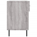 skobænk 102x35x55 cm konstrueret træ grå sonoma-eg