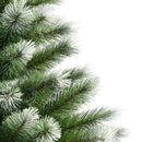 kunstigt juletræ med sne 210 cm hængslet