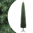 smalt juletræ med juletræsfod 270 cm PVC