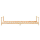 sengeramme til juniorseng 80x200 cm massivt fyrretræ