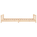 sengeramme til juniorseng 90x200 cm massivt fyrretræ