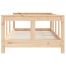 sengeramme til juniorseng 70x140 cm massivt fyrretræ