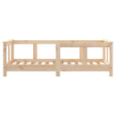 sengeramme til juniorseng 70x140 cm massivt fyrretræ
