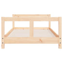 sengeramme til juniorseng 80x160 cm massivt fyrretræ