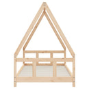sengeramme til juniorseng 90x190 cm massivt fyrretræ