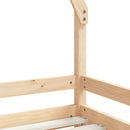 sengeramme til juniorseng 80x200 cm massivt fyrretræ