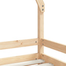 sengeramme til juniorseng 90x200 cm massivt fyrretræ
