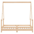 sengeramme til juniorseng 70x140 cm massivt fyrretræ