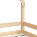 sengeramme til juniorseng 70x140 cm massivt fyrretræ