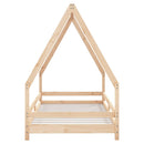 sengeramme til juniorseng 90x190 cm massivt fyrretræ