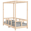 sengeramme til juniorseng 70x140 cm massivt fyrretræ
