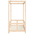 sengeramme til juniorseng 70x140 cm massivt fyrretræ