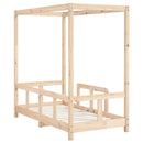 sengeramme til juniorseng 70x140 cm massivt fyrretræ