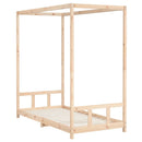 sengeramme til juniorseng 90x190 cm massivt fyrretræ