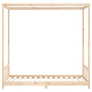 sengeramme til juniorseng 90x190 cm massivt fyrretræ