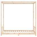 sengeramme til juniorseng 90x190 cm massivt fyrretræ