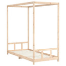 sengeramme til juniorseng 90x200 cm massivt fyrretræ
