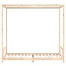 sengeramme til juniorseng 90x200 cm massivt fyrretræ