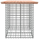havebord gabiondesign 100x70x72 cm massivt træ Douglas