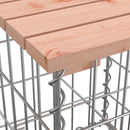 havebord gabiondesign 100x102x72 cm massivt træ Douglas