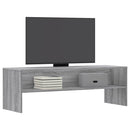 tv-bord 120x40x40 cm konstrueret træ grå sonoma-eg