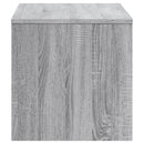 tv-bord 120x40x40 cm konstrueret træ grå sonoma-eg