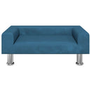 sofa til børn 70x45x26,5 cm fløjl blå