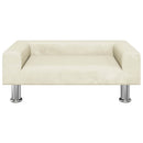 sofa til børn 70x45x26,5 cm fløjl cremefarvet