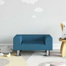 sofa til børn 50x40x26,5 cm fløjl blå