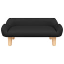 sofa til børn 70x40x24 cm stof sort