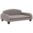 sofa til børn 70x45x30 cm stof gråbrun