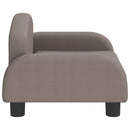 sofa til børn 50x40x30 cm stof gråbrun