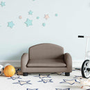 sofa til børn 50x40x30 cm stof gråbrun