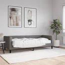 daybed med madras 80x200 cm stof mørkegrå