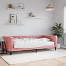 daybed med madras 100x200 cm velour pink
