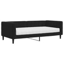 daybed med madras 90x190 cm velour sort