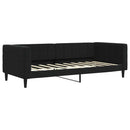 daybed med madras 90x190 cm velour sort