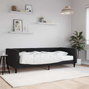 daybed med madras 90x190 cm velour sort